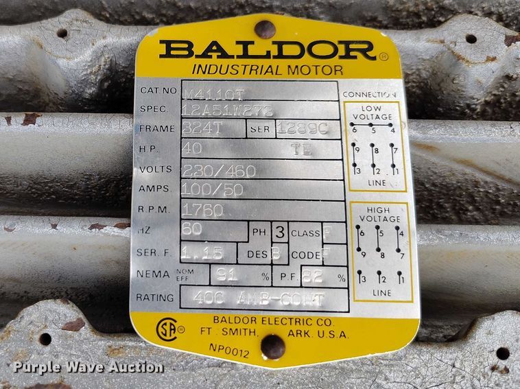 image for item IH9494 Baldor electric motor