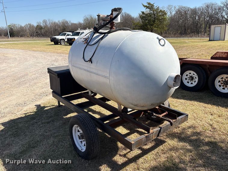 image for item NK9056 Shop Built  fuel trailer