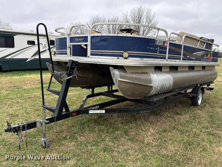 image for item NK9127 2012 Sun Tracker Fishin' Barge 20 boat