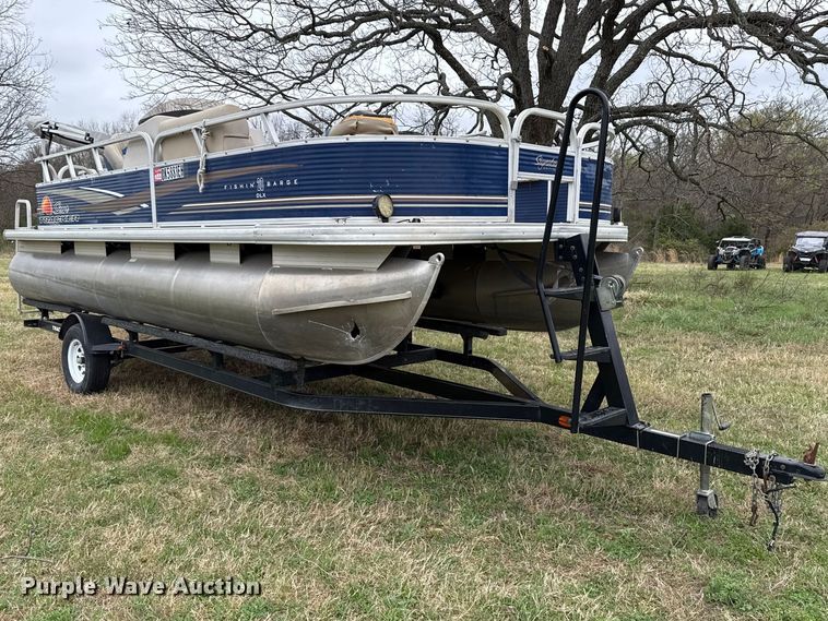 image for item NK9127 2012 Sun Tracker Fishin' Barge 20 boat