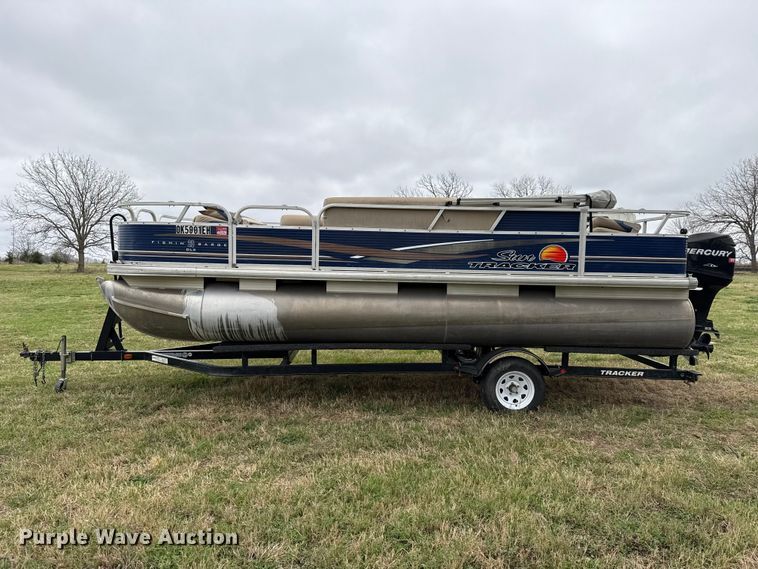 image for item NK9127 2012 Sun Tracker Fishin' Barge 20 boat