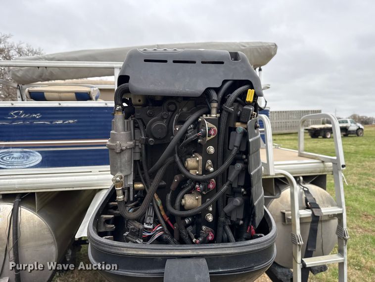 image for item NK9127 2012 Sun Tracker Fishin' Barge 20 boat