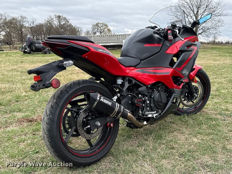 image for item NK9131 2025 Kawasaki Ninja 500 motorcycle