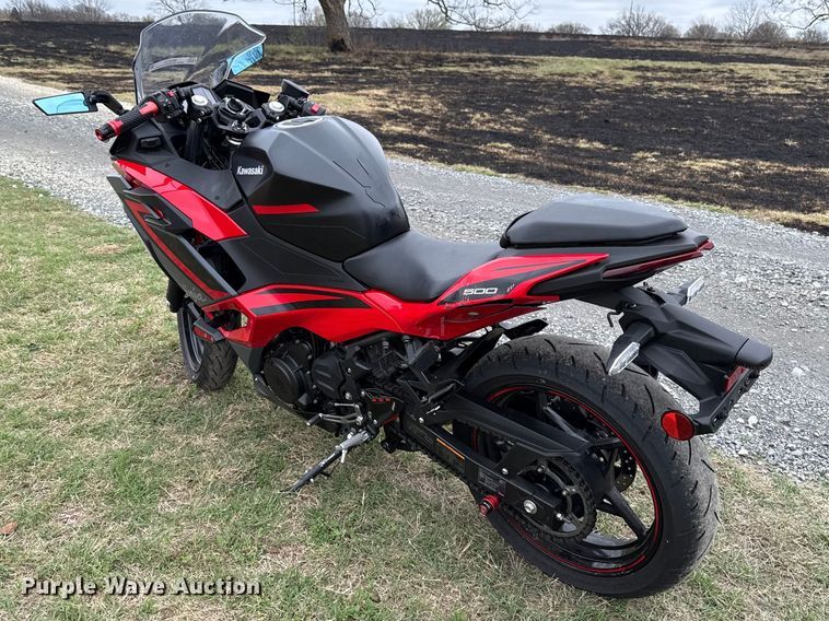 image for item NK9131 2025 Kawasaki Ninja 500 motorcycle