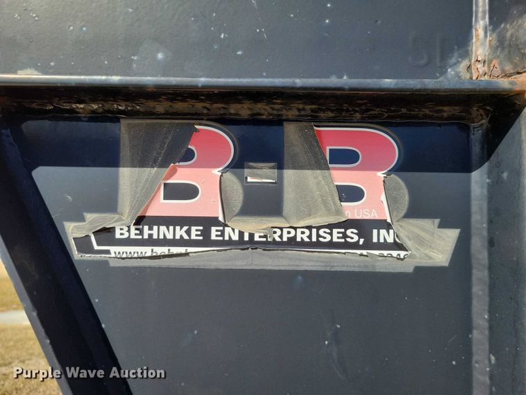 image for item NK9915 2013 Behnke equipment trailer
