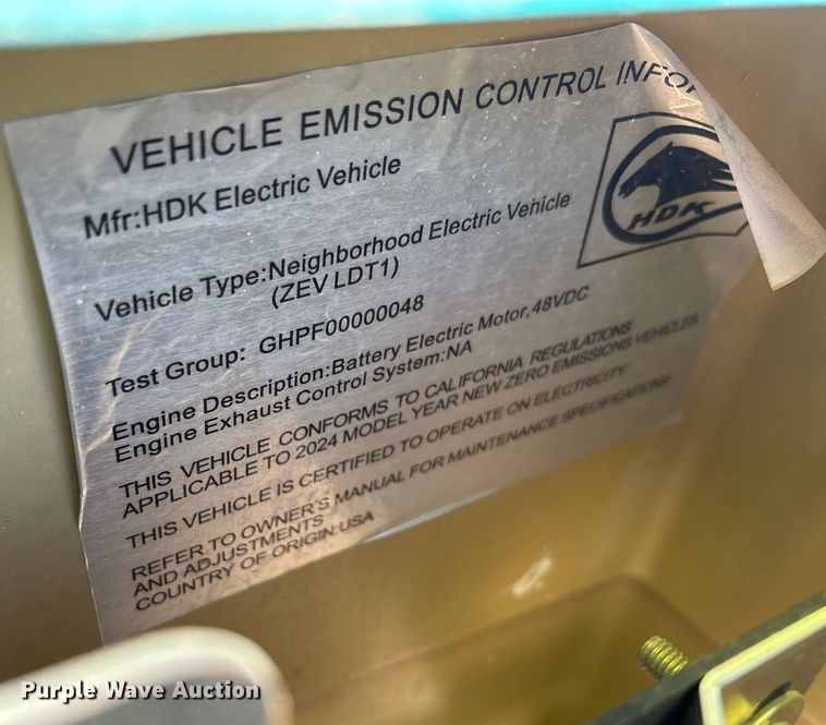 image for item YA1554 2023 Evolution Lithium LifePO4 golf cart