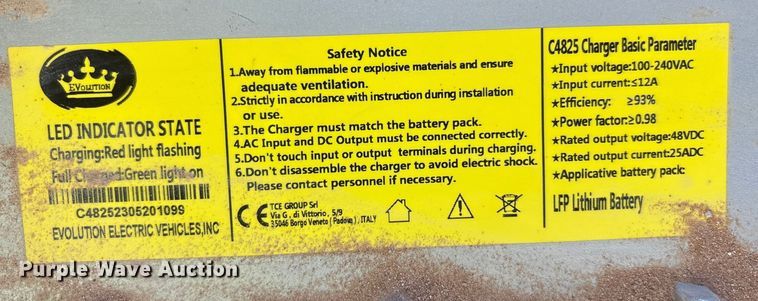 image for item YA1556 2024 Evolution Lithium LifePO4 golf cart