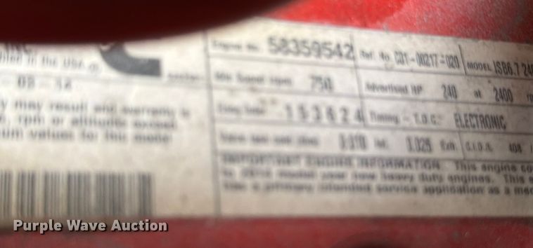 image for item YA2082 2015 Freightliner Business Class M2 box truck