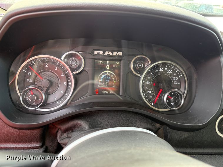 image for item YA2422 2020 RAM 1500 Big Horn Crew Cab pickup truck