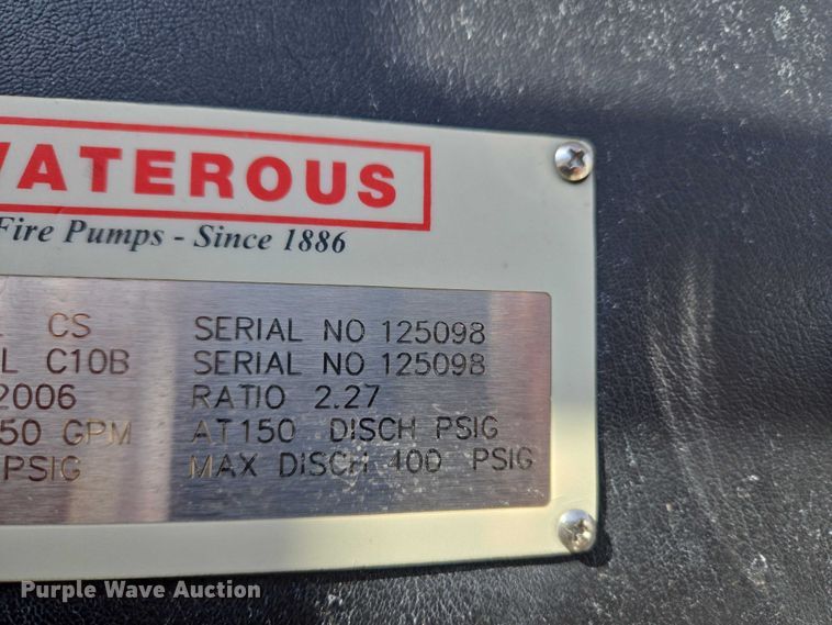 image for item YA2651 2006 Peterbilt 357 pumper fire truck