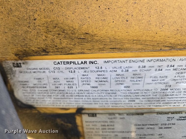 image for item YA2651 2006 Peterbilt 357 pumper fire truck