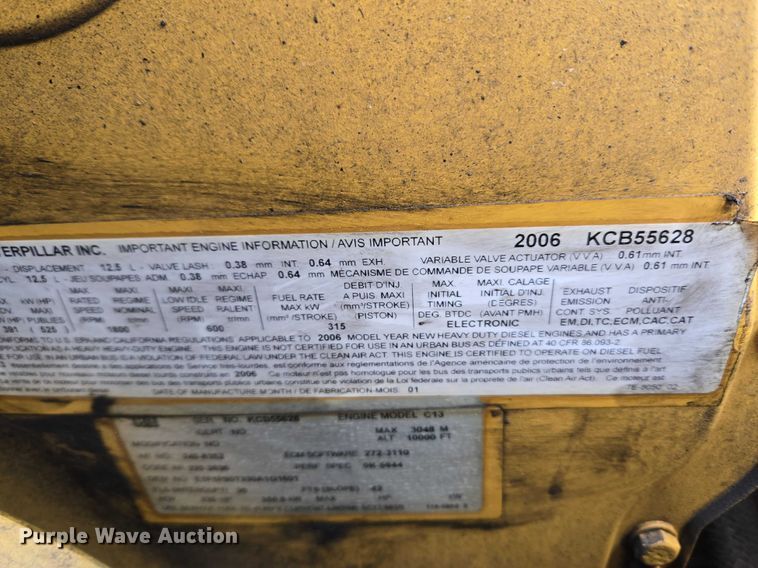 image for item YA2651 2006 Peterbilt 357 pumper fire truck