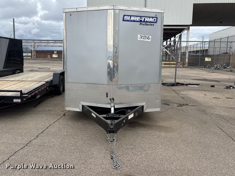 image for item YA2752 2023 Sure-Trac STW8418TA enclosed cargo trailer