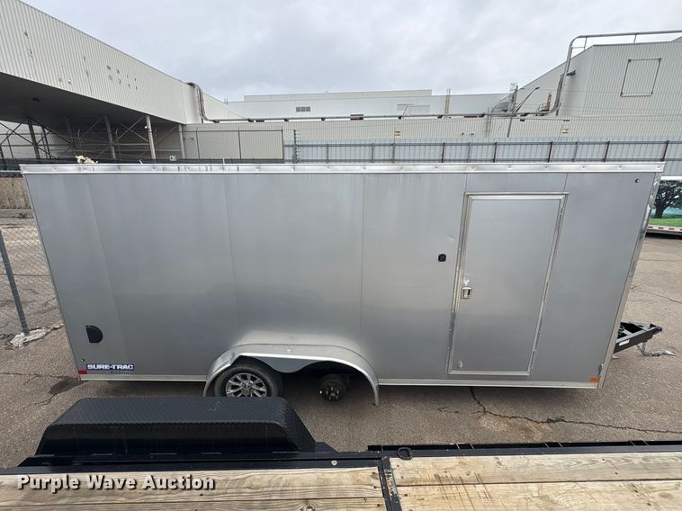 image for item YA2752 2023 Sure-Trac STW8418TA enclosed cargo trailer