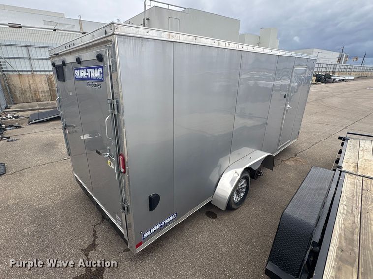 image for item YA2752 2023 Sure-Trac STW8418TA enclosed cargo trailer