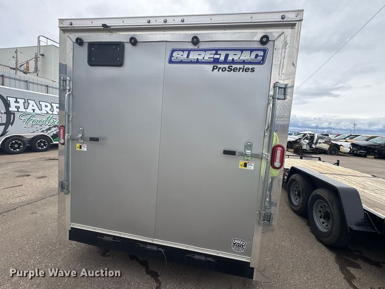 image for item YA2752 2023 Sure-Trac STW8418TA enclosed cargo trailer