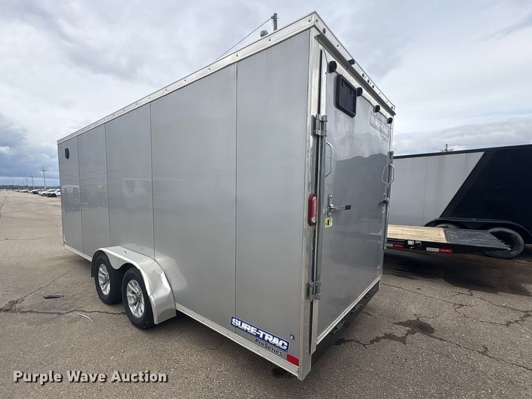 image for item YA2752 2023 Sure-Trac STW8418TA enclosed cargo trailer