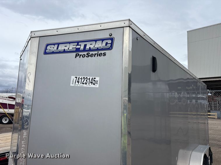 image for item YA2752 2023 Sure-Trac STW8418TA enclosed cargo trailer