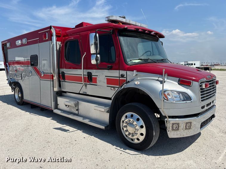 image for item YA2881 2022 Freightliner Business Class M2 crew cab ambulance