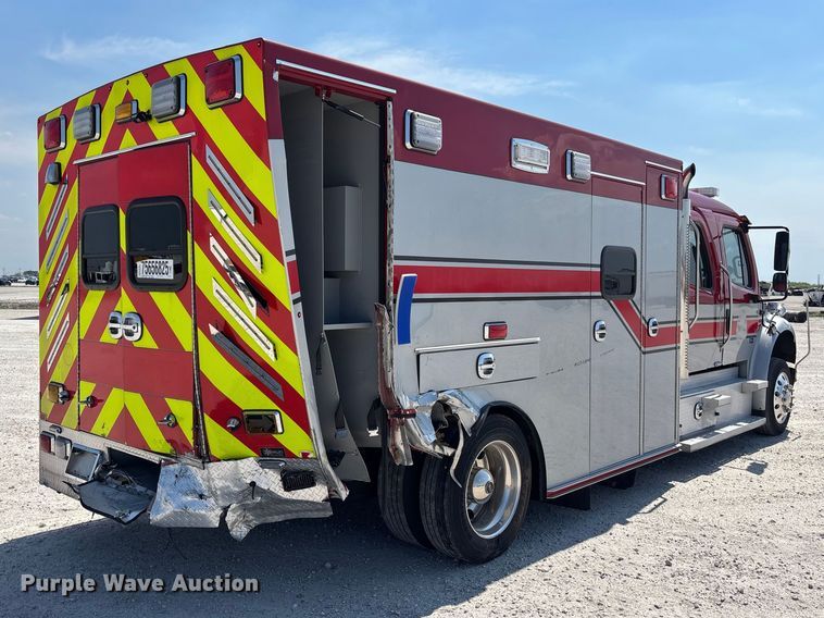 image for item YA2881 2022 Freightliner Business Class M2 crew cab ambulance