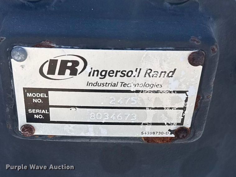 image for item DO8482 Ingersoll Rand air compressor