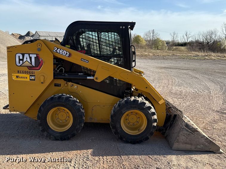 image for item DR0986 2019 Caterpillar 246D3 skid steer loader