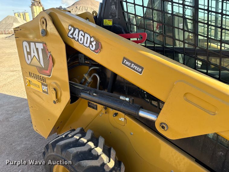 image for item DR0986 2019 Caterpillar 246D3 skid steer loader