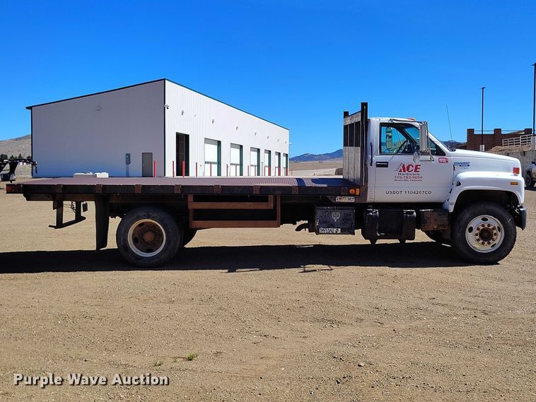 image for item DT0994 1996 Chevrolet Kodiak C7500  dump flatbed truck