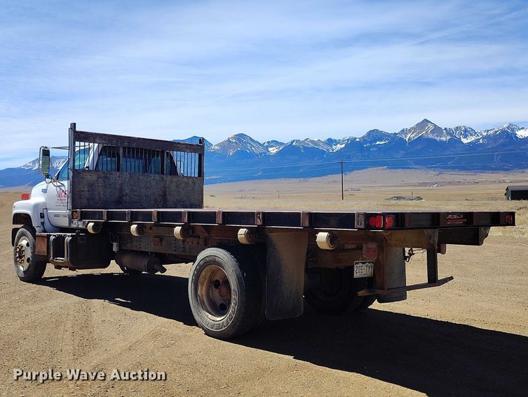image for item DT0994 1996 Chevrolet Kodiak C7500  dump flatbed truck