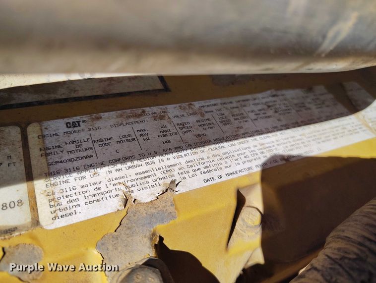 image for item DT0994 1996 Chevrolet Kodiak C7500  dump flatbed truck