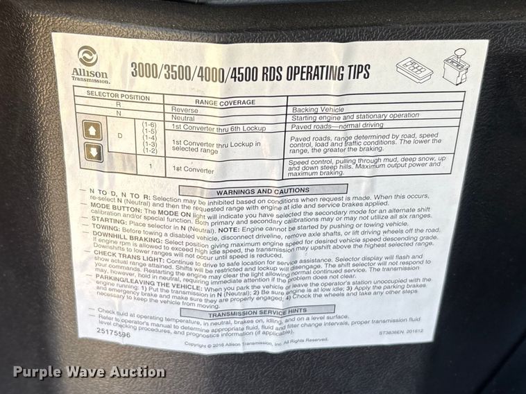 image for item DU0407 2025 Mack Granite dump truck