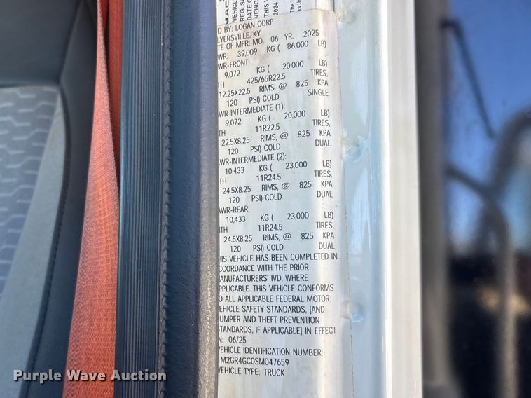 image for item DU0409 2025 Mack Granite dump truck