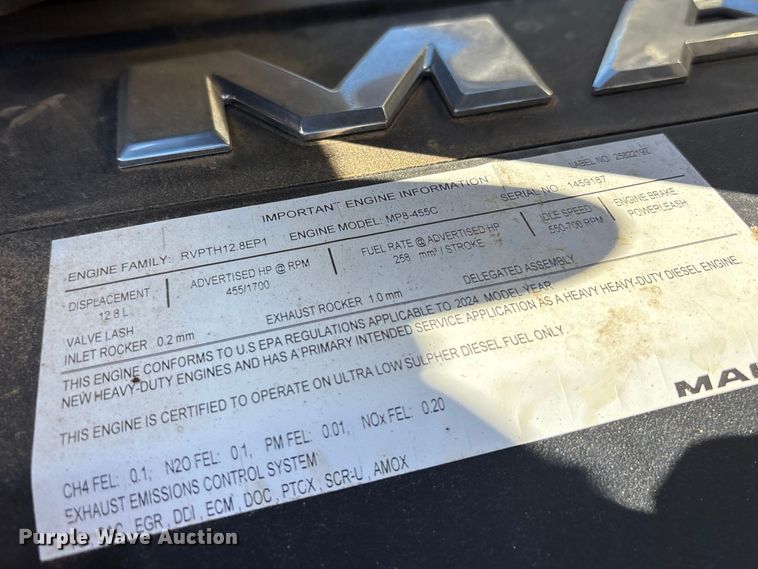 image for item DU0410 2025 Mack Granite dump truck