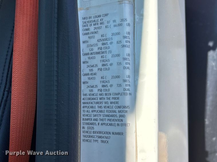 image for item DU0410 2025 Mack Granite dump truck