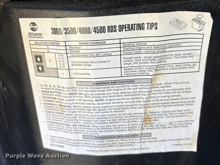 image for item DU0411 2025 Mack Granite dump truck