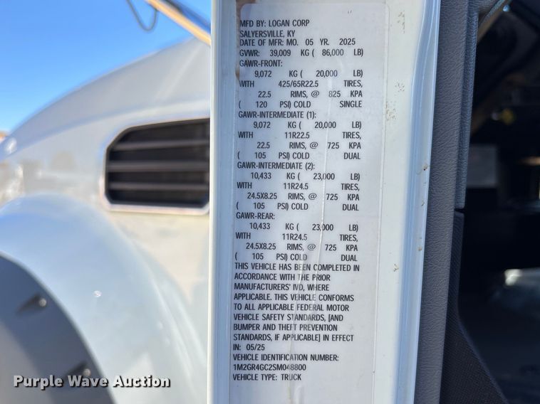 image for item DU0412 2025 Mack Granite dump truck