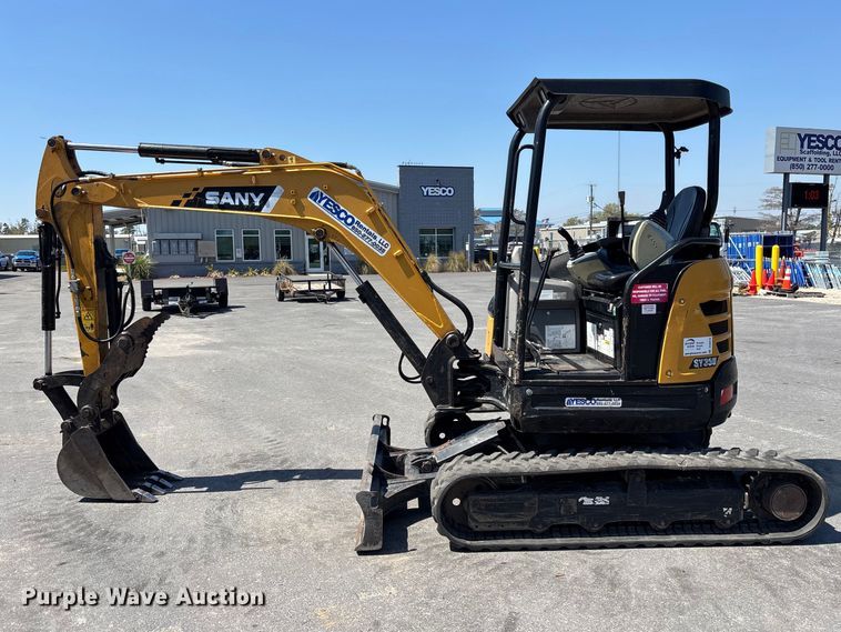 image for item DU0414 2022 Sany SY35U mini excavator