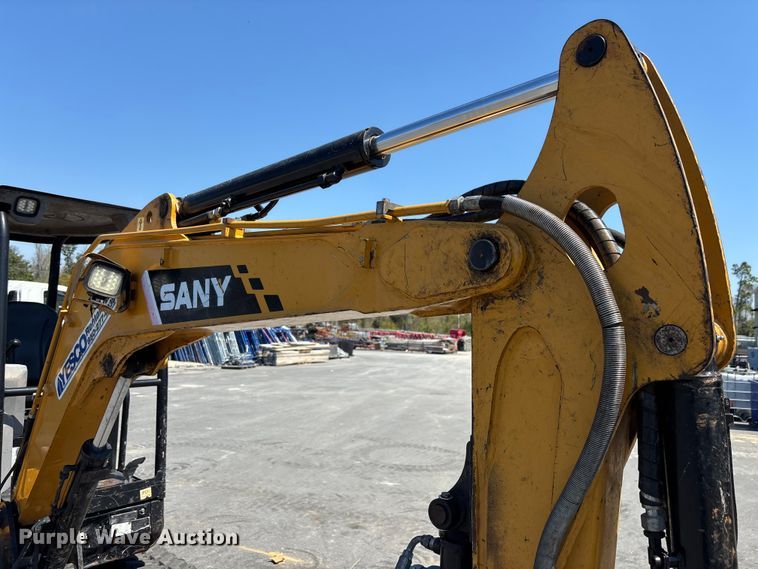 image for item DU0414 2022 Sany SY35U mini excavator