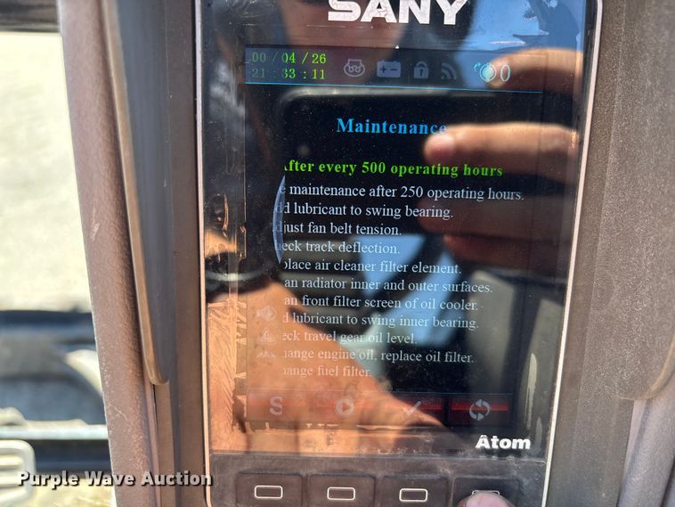 image for item DU0414 2022 Sany SY35U mini excavator