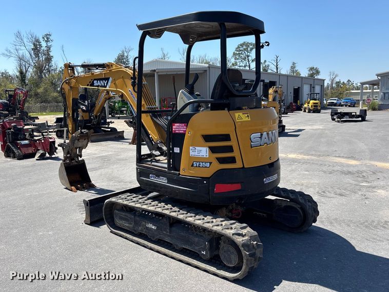 image for item DU0415 Sany SY35U mini excavator