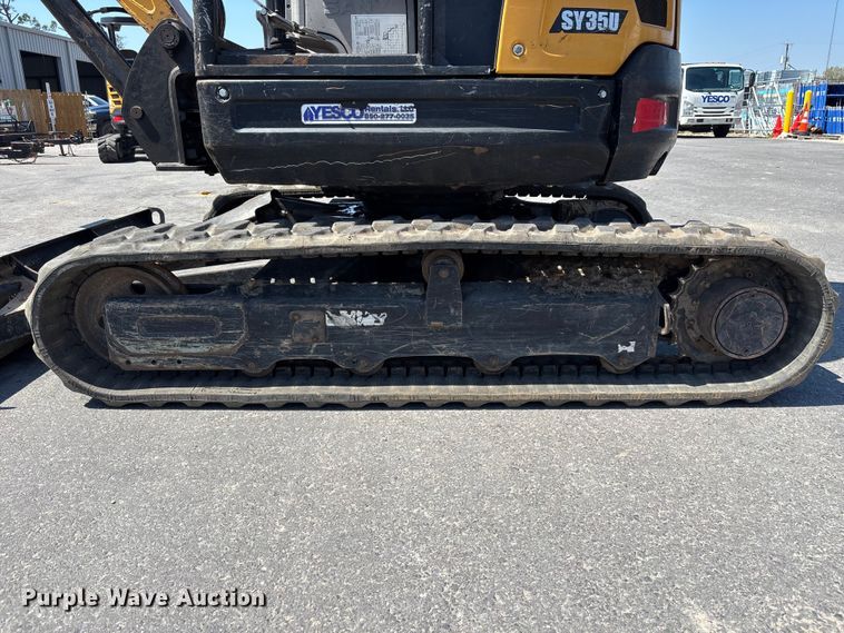 image for item DU0415 Sany SY35U mini excavator