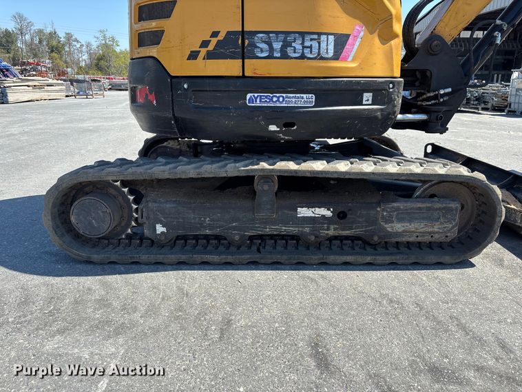 image for item DU0415 Sany SY35U mini excavator