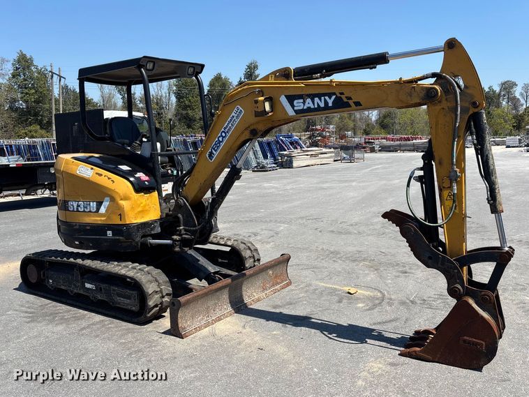image for item DU0416 Sany SY35U mini excavator