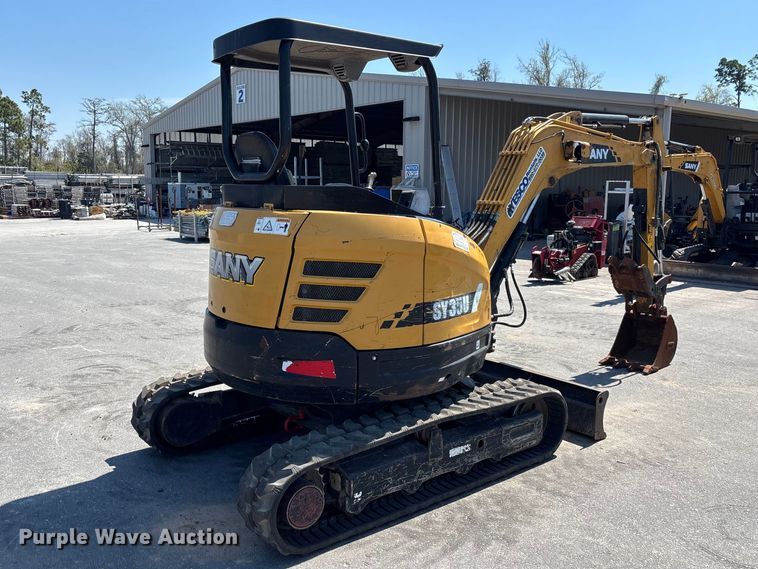 image for item DU0416 Sany SY35U mini excavator