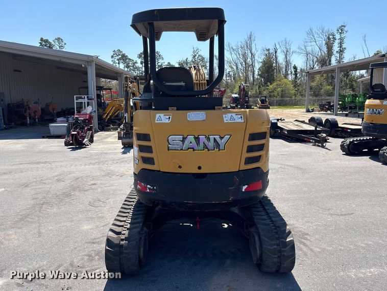 image for item DU0416 Sany SY35U mini excavator