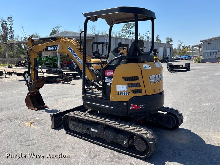 image for item DU0416 Sany SY35U mini excavator