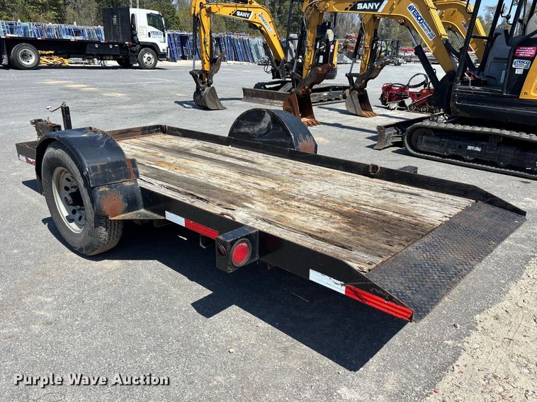 image for item DU0417 2016 Region Welding SSLT-12 tilt deck utility trailer