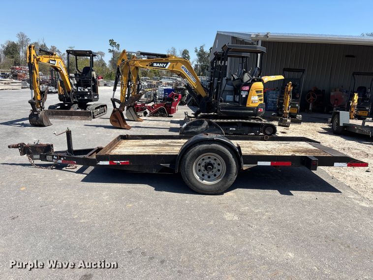 image for item DU0417 2016 Region Welding SSLT-12 tilt deck utility trailer