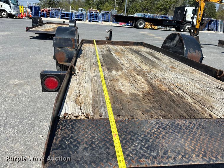 image for item DU0417 2016 Region Welding SSLT-12 tilt deck utility trailer