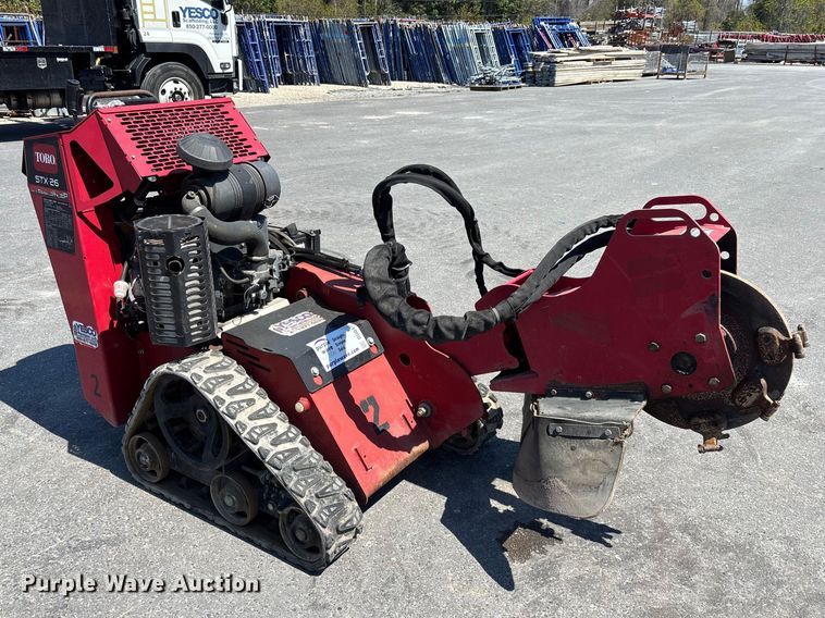 image for item DU0418 Toro STX 26 stump grinder